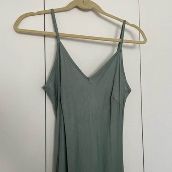 Sage Green Slip Dress - Picture 4 of 5